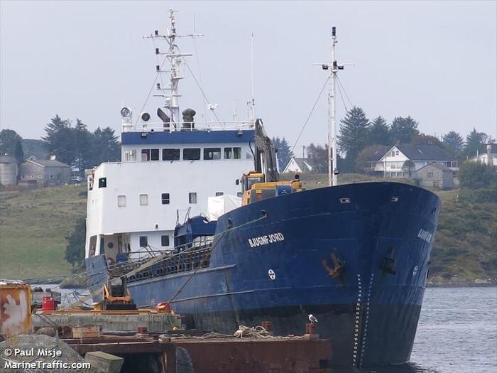 Det norska kustfartyget Bjugnfjord